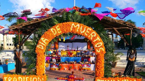 Discover the vibrant traditions of Día de los Muertos (Day of the Dead), honoring departed loved ones with altars, food, and celebrations.