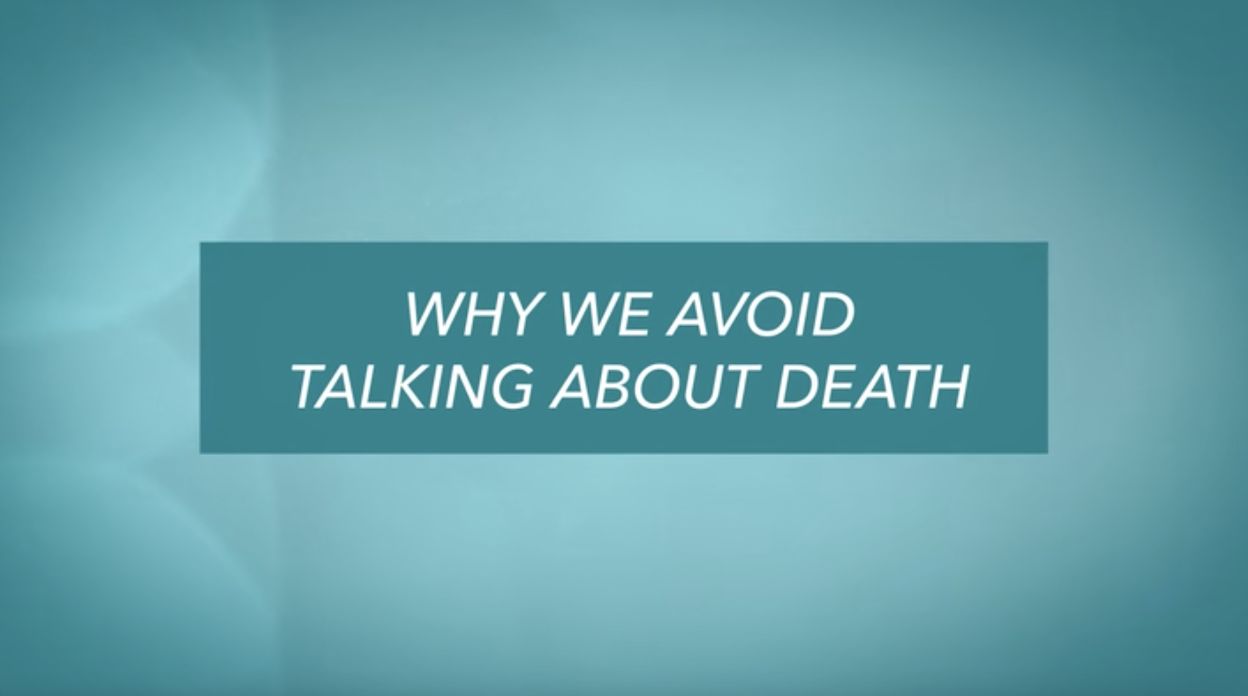 Episode 1 &mdash; Why Don&rsquo;t We Talk About Death?