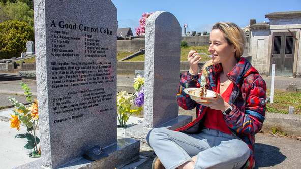 Archivist Rosie Grant bakes recipes from headstones, blending history, humor, and heartfelt tributes. Discover how her unique hobby sparks conversations about death and celebrates life.
