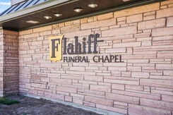 Flahiff Funeral Chapel Caldwell sign