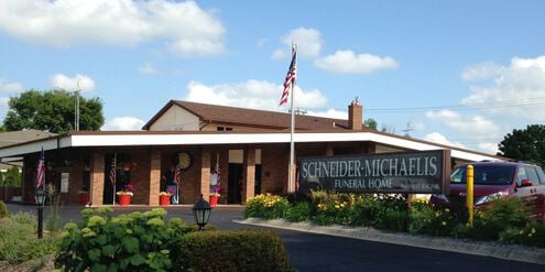 Schneider-Michaelis Funeral Home, exterior