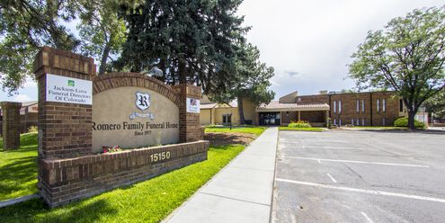 Romero Funeral Home and Aurora exterior