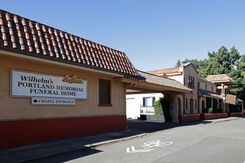 Photo of Wilhelm's Portland Memorial Funeral Home in Oregon, exterior