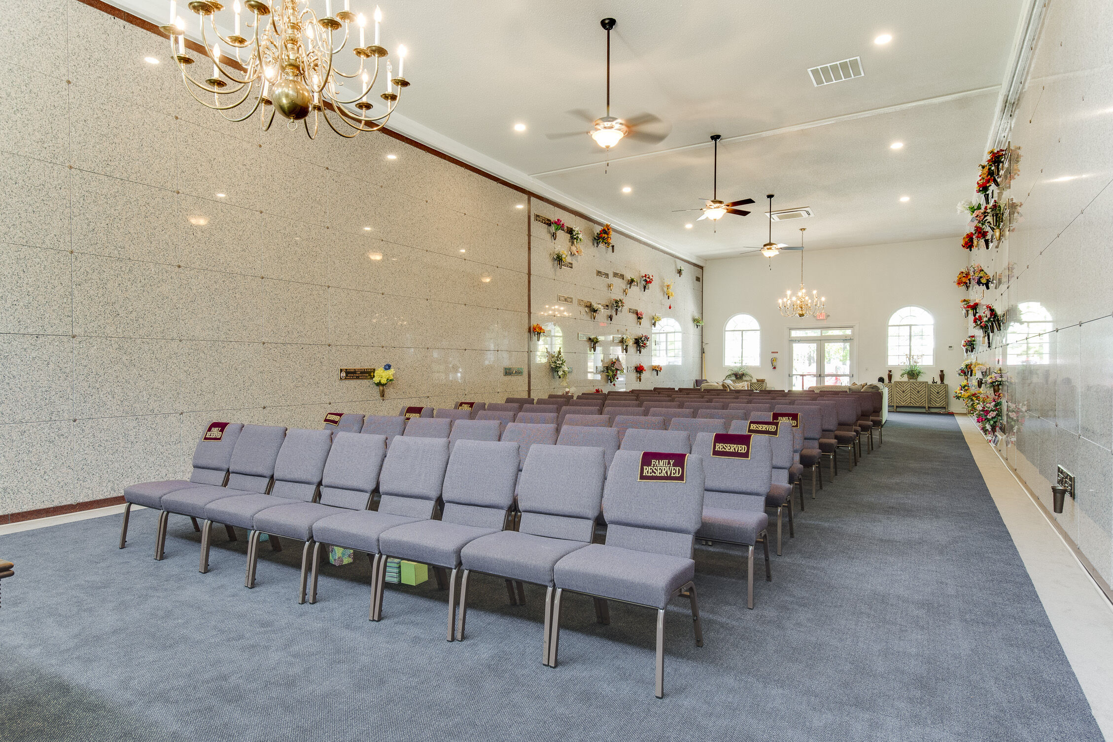 Woodridge Memorial Park, mausoleum interior