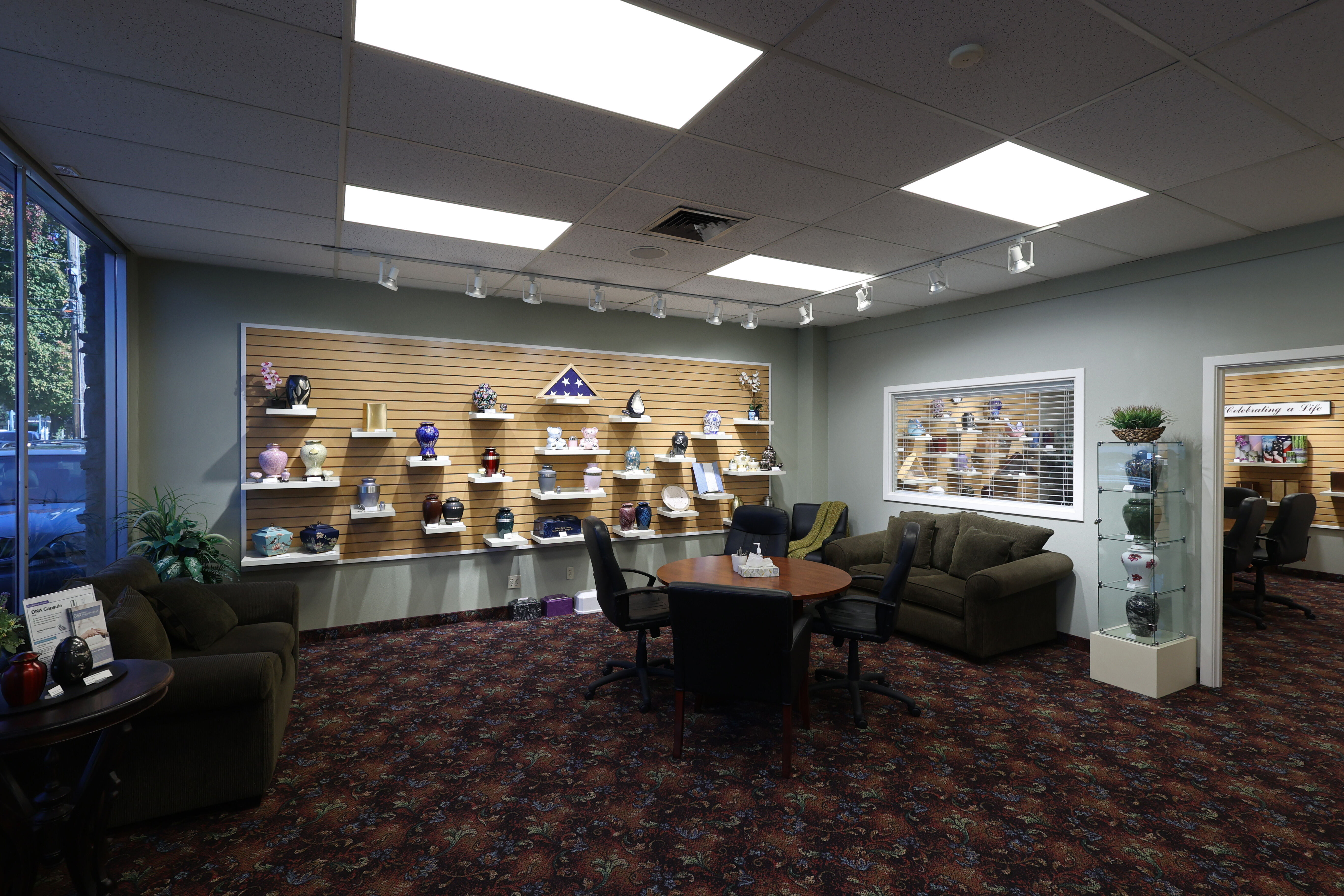 Photo of funeral home interior