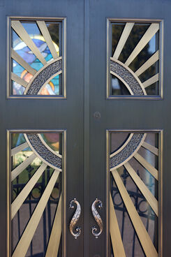 Musgrove Family Mortuary, doors