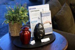 Photo of funeral and cremation merchandise