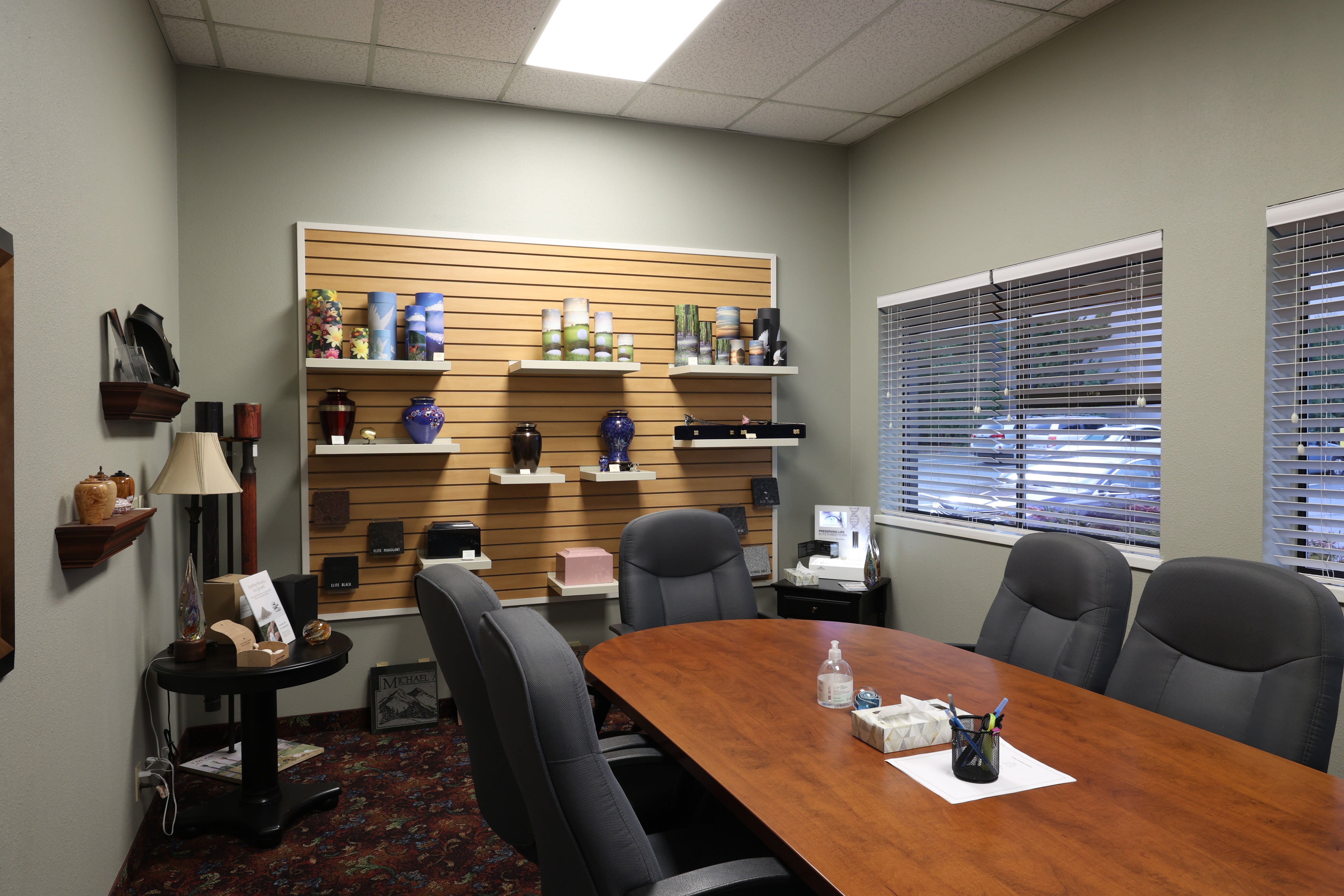 Photo of funeral home interior