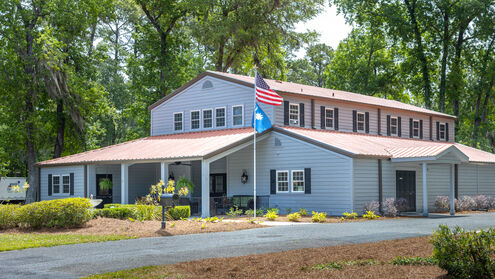 Island Funeral Home, exterior