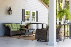 Island Funeral Home, reception room