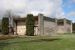 Lane Memorial Gardens, mausoleum exterior