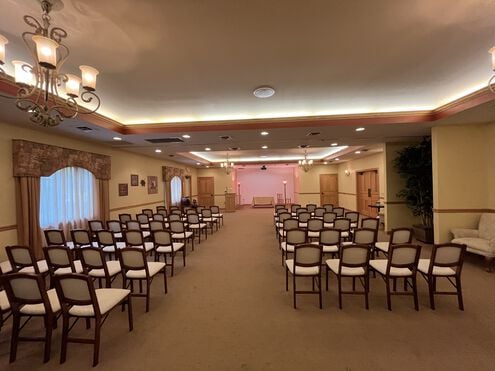 Nitardy Funeral Home Whitewater interior