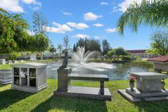 Charlotte Memorial Cemetery, garden view