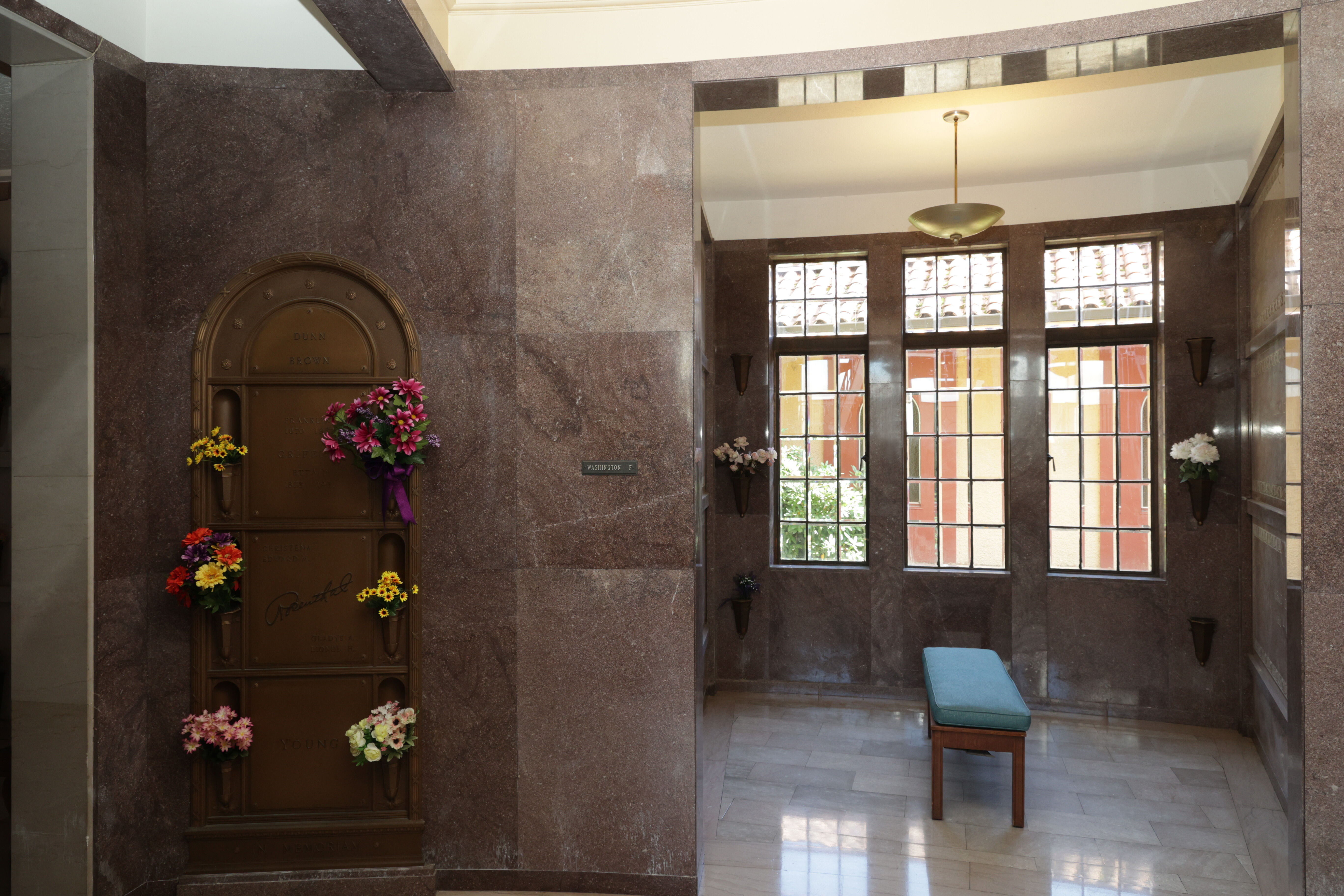 Photo of Wilhelm's Portland Mausoleum in Oregon, interior