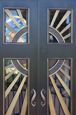 Musgrove Family Mortuary, doors