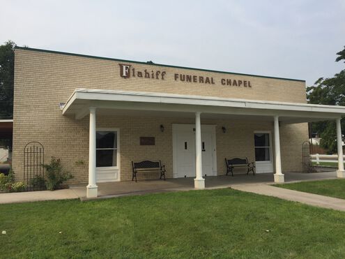 Flahiff Funeral Chapel in Homedale, Exterior