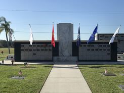 Charlotte Memorial Cemetery, niches