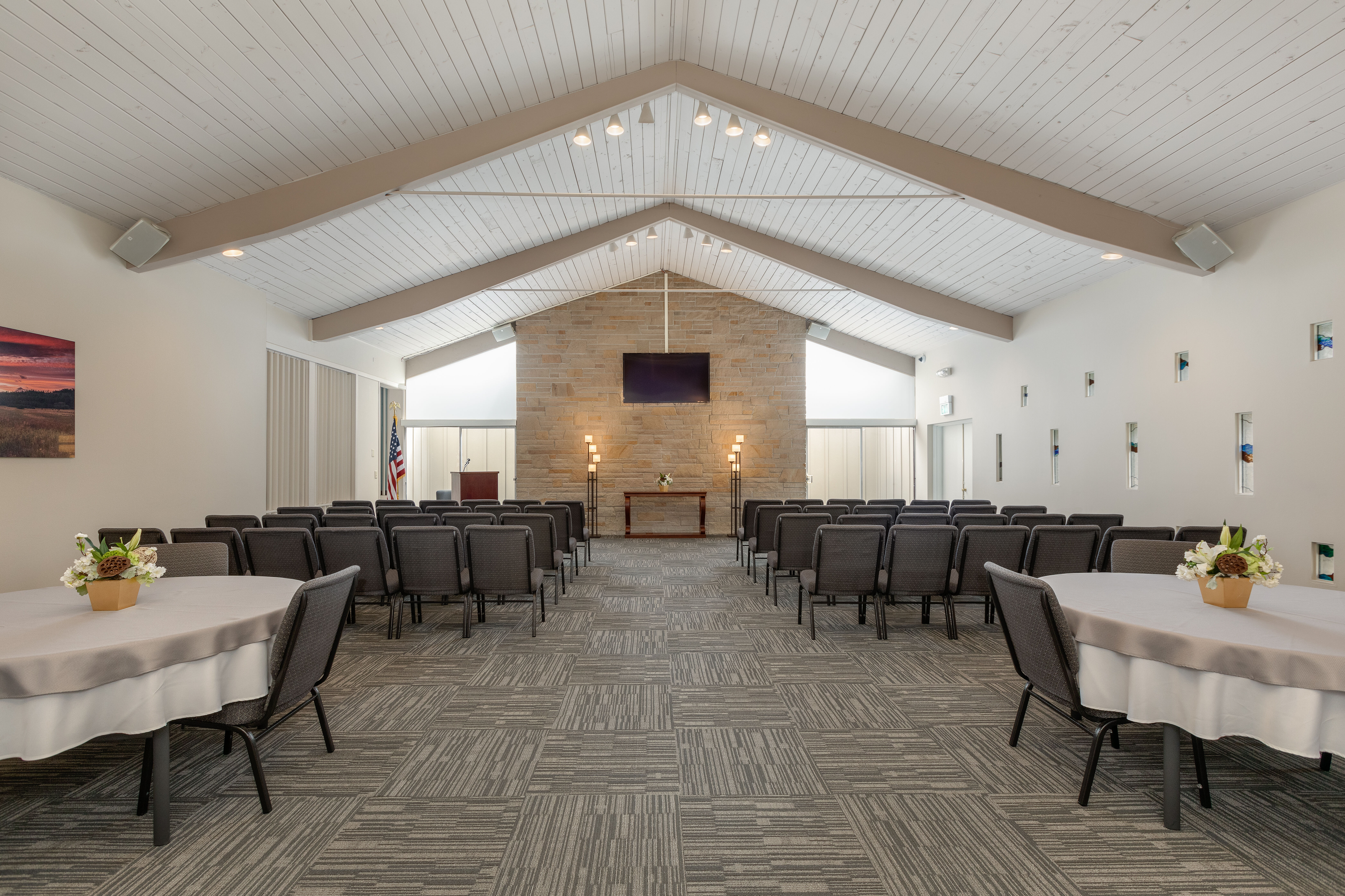 Beck's Tribute Center, reception room