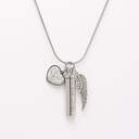 Eternal Love Angel Wing Memorial Pendant image number 1