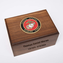 Veteran's Rest Rosewood Cremation Urn - Marine Corps image number 10
