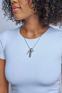 Eternal Love Angel Wing Memorial Pendant image number 7