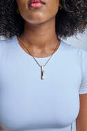 Radiant Twist Pendant with Chain Cremation Necklace image number 2