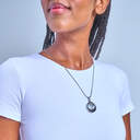 Celestial Circle Cremation Necklace image number 5