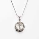Celestial Circle Cremation Necklace image number 1