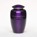 Classic Reflections Alloy Cremation Urn - Purple image number 6