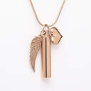 Eternal Love Angel Wing Memorial Pendant image number 2