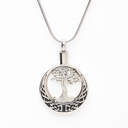 Celestial Circle Cremation Necklace image number 4