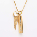Eternal Love Angel Wing Memorial Pendant image number 1