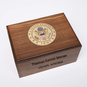 Veteran's Rest Rosewood Cremation Urn - Army image number 6