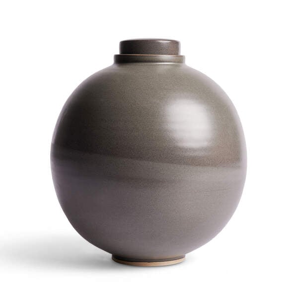 Moon Cremation Urn - Gray